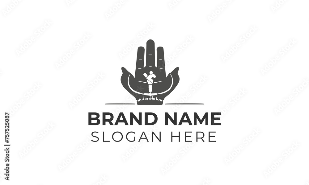 Fototapeta premium Company logo design ideas vector Flat design logo design