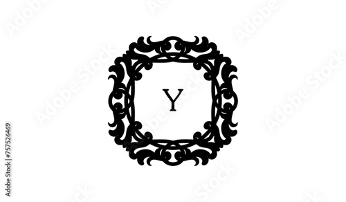 alphabetical wedding card logo