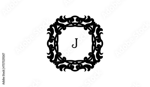 alphabetical wedding card logo