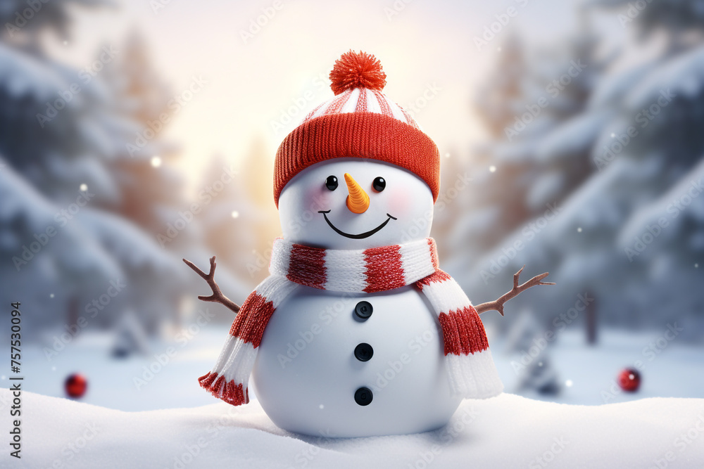 Christmas sign banner frame with minimalistic cute snowman Extreme low angle сreated with Generative Ai Christmas sign banner frame with minimalistic cute snowman Extreme low angle сreated with Generative Ai