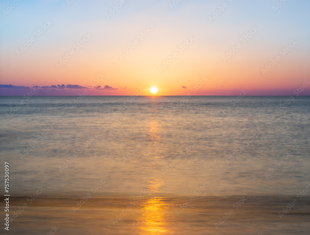 sunrise at the beach
