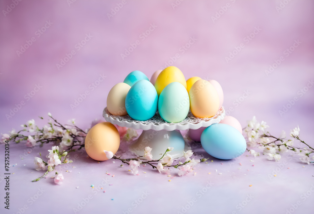 Easter pastel colorful eggs Easter pastel colorful eggs