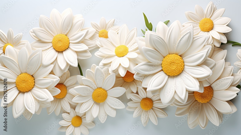Daisy Delight Crisp White Blossoms