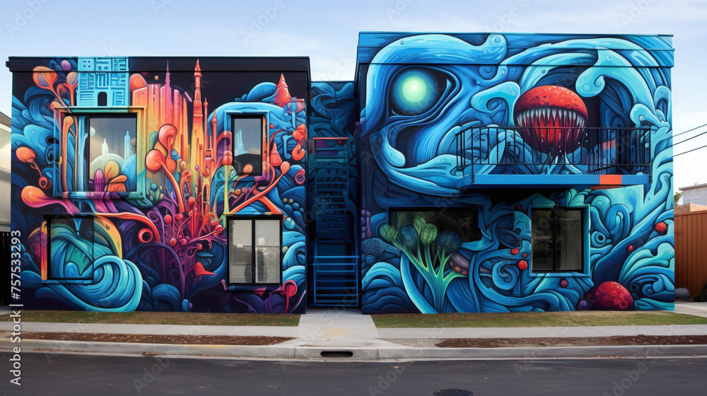 Let the streets be your canvas with bold and vibrant street art murals igniting your imagination.