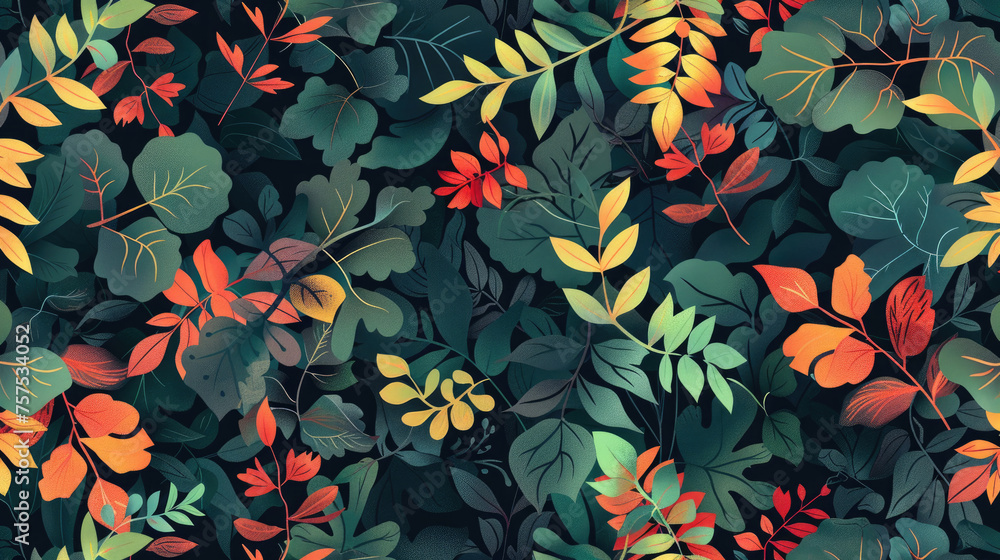 Plant-Based Vector Pattern Design Plant-Based Vector Pattern Design