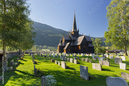 Lom Stabkirche, Ottadalen, Oppland, Norwegen photo