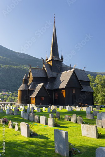 Lom Stabkirche, Ottadalen, Oppland, Norwegen photo