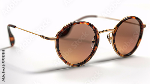 luxury sunglasses isolated on white background