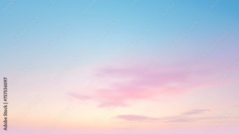 gradient graphic in spring light pink and blue