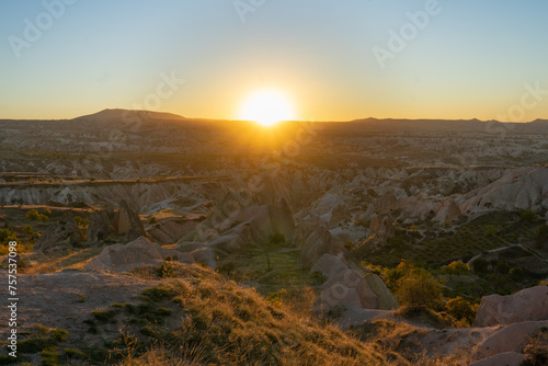 sunrise in the mountains