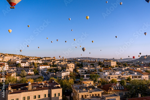 Hot air balloons in Cappadocia 
