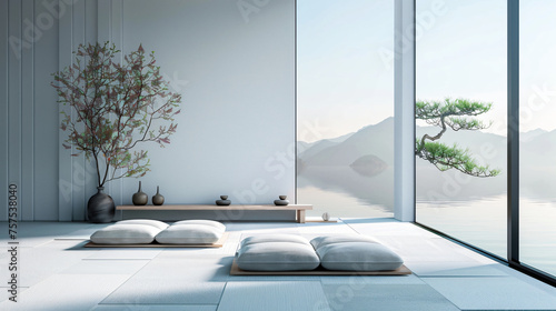 Zen Retreat: Escape, Zen-inspired interiors. Explore minimalist spaces, soothing color palettes, and serene design elements that promote relaxation and mindfulness