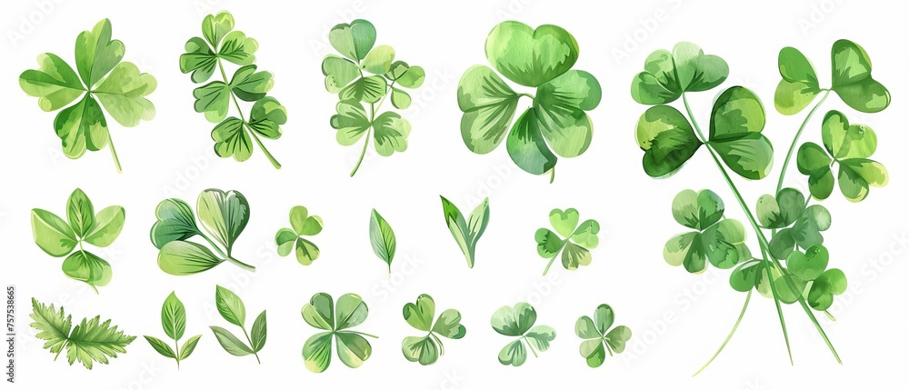 Saint Patricks day icons Saint Patricks day icons