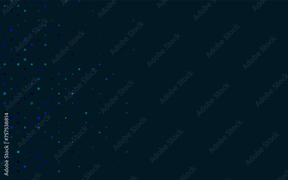 Obraz premium Light BLUE vector backdrop with dots.
