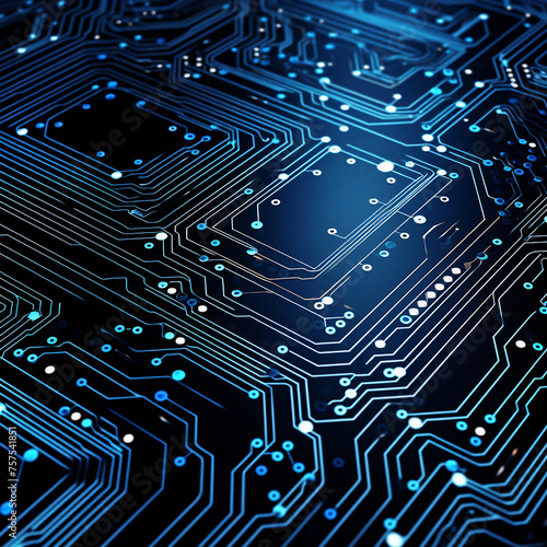 Circuit board background. Technology and communication concept