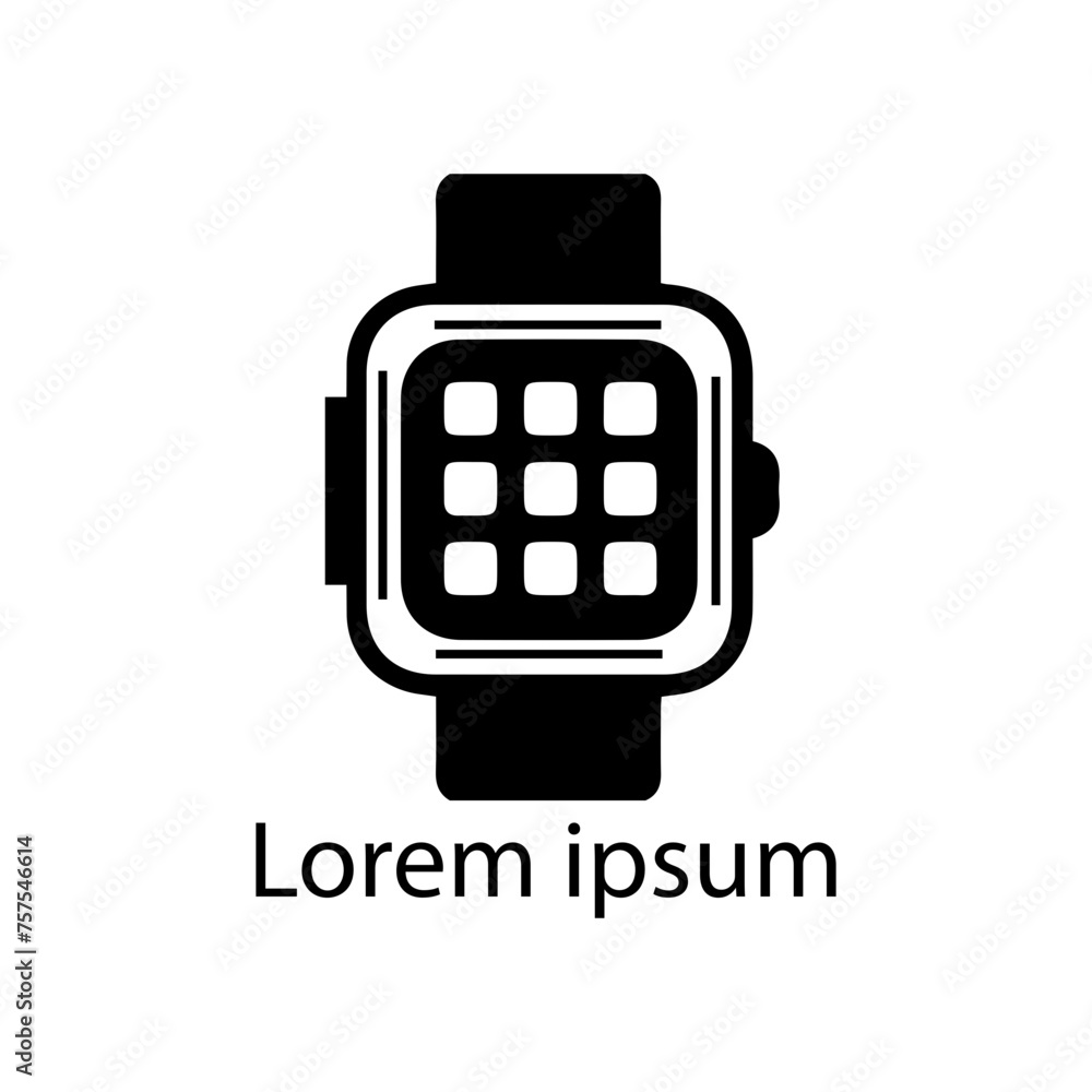 Hand Watch Icon. Wrist Watch Simple Black Line Icon on White Stock Vector - Illustration. Hand Watch Icon. Wrist Watch Simple Black Line Icon on White Stock Vector - Illustration.