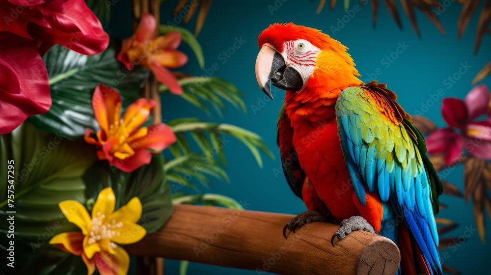 Parrot Perch Pose