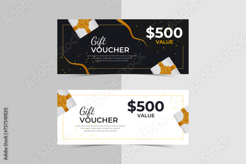 Beautiful and unique gift certificate templates