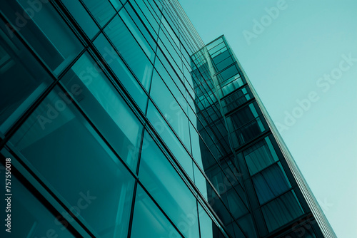 commercial property with high glass windows