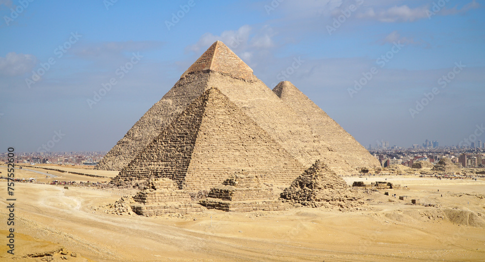 Pyramids of Giza in Cairo Egypt Pyramids of Giza in Cairo Egypt