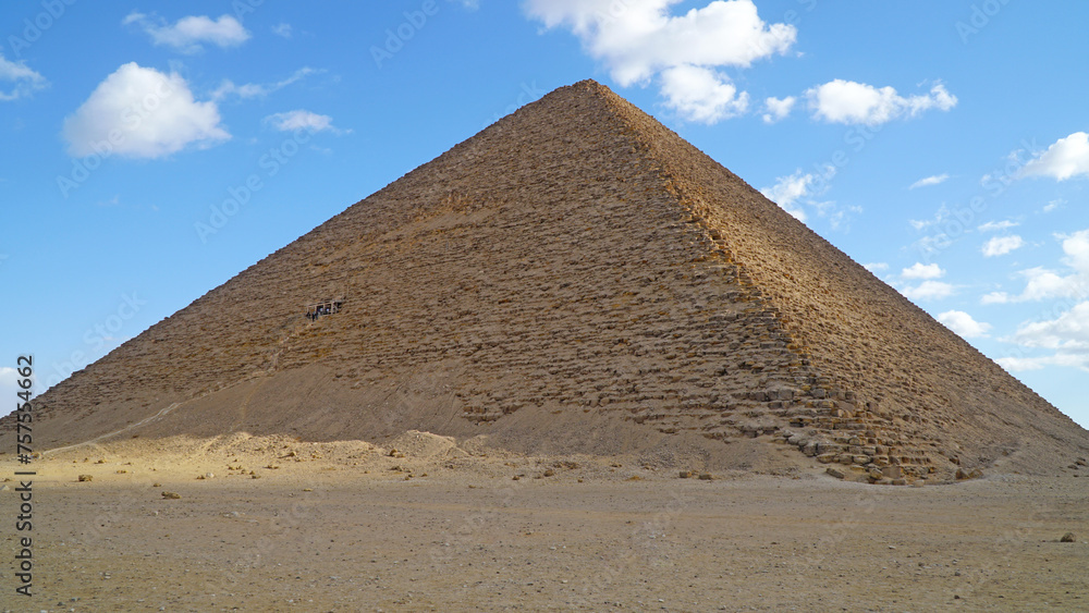 The Red Pyramid (Sneferu Pyramid) in Dahshur, Egypt