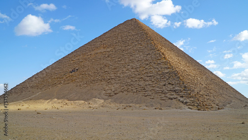 The Red Pyramid  Sneferu Pyramid  in Dahshur  Egypt