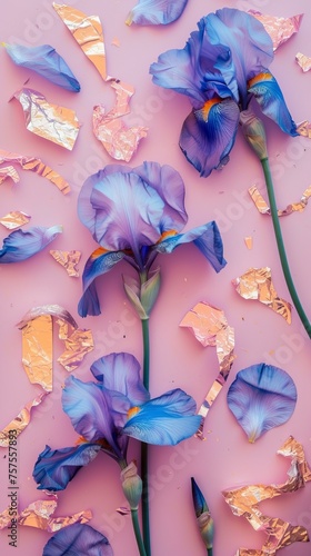 flowers iris background.