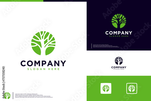branch logo , garden template, icon tree , logo design inspiration.