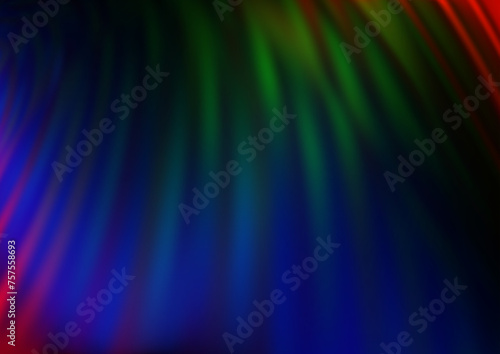 Dark Multicolor, Rainbow vector abstract bright template. © Dmitry