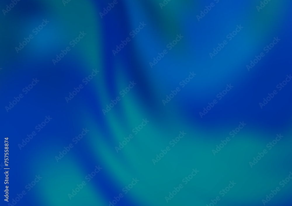Dark BLUE vector blurred shine abstract template. Dark BLUE vector blurred shine abstract template.