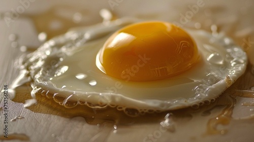 A single perfectly cooked egg