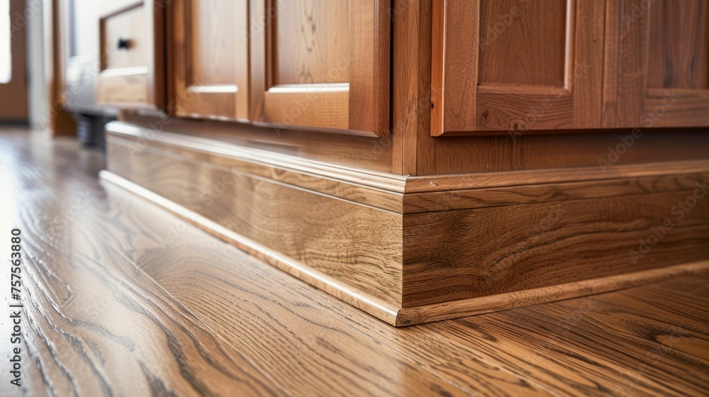 Elegant Hardwood Flooring in Modern Home Interior. Generative ai Elegant Hardwood Flooring in Modern Home Interior. Generative ai