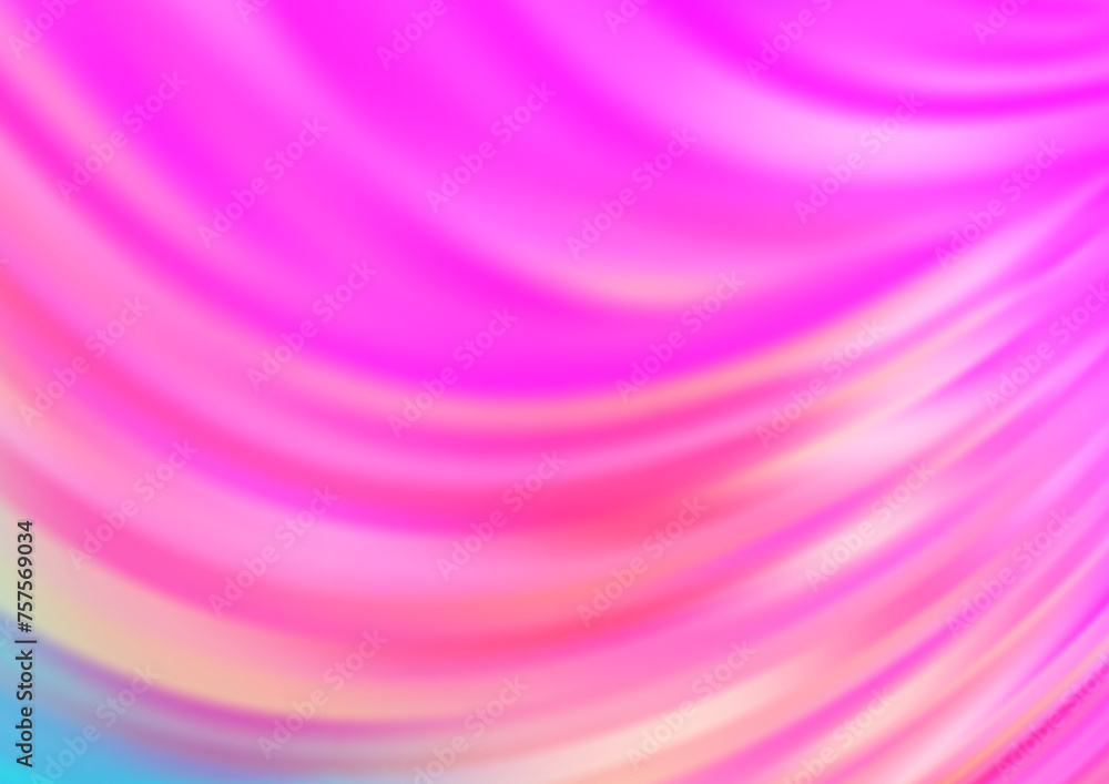 Fototapeta premium Light Pink vector blurred bright template.