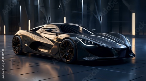 Carbon Fiber Exhilaration: Luxury Sports Car (8K/4K Photorealistic)