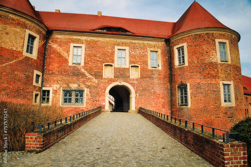 Eisenhardt Castle in Bad Belzig - - Brandenburg - Germany - Europe - Castle - Mediaeval - History - Landscape - Background