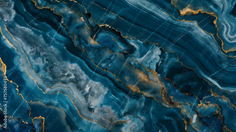 Abstract Aqua Marble Texture: Ocean-Inspired Fluid Art Design