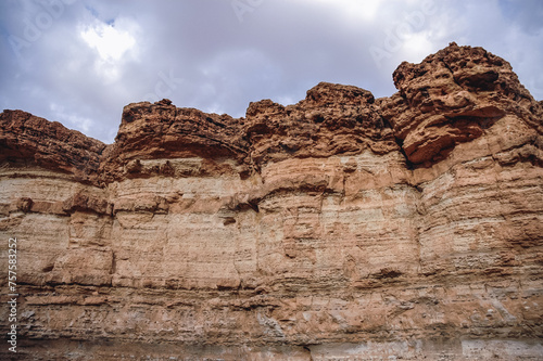 Canyon in Tamerza also called Tamaghza Oasis in Tunisia