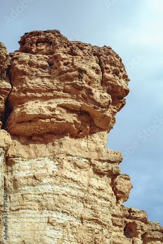 Canyon in Tamerza also called Tamaghza Oasis in Tunisia