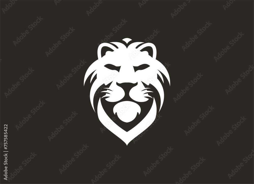 Lion Head Logo Vector Template Illustration Design Lion Head Logo Vector Template Illustration Design