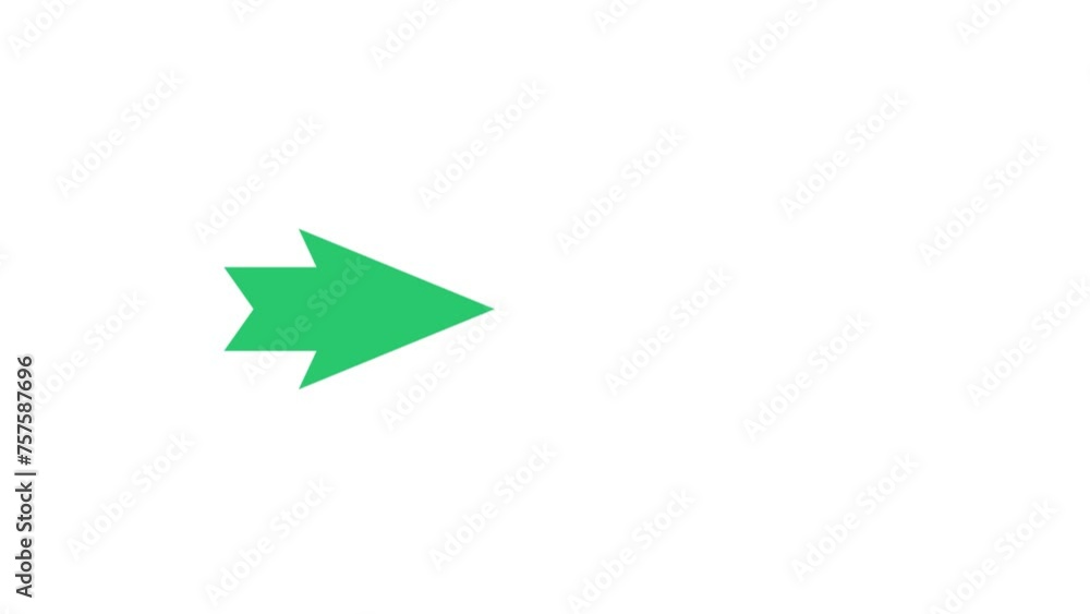 2d animation arrows direction pointing with alpha channel or transparent background. 2d animation arrows direction pointing with alpha channel or transparent background.