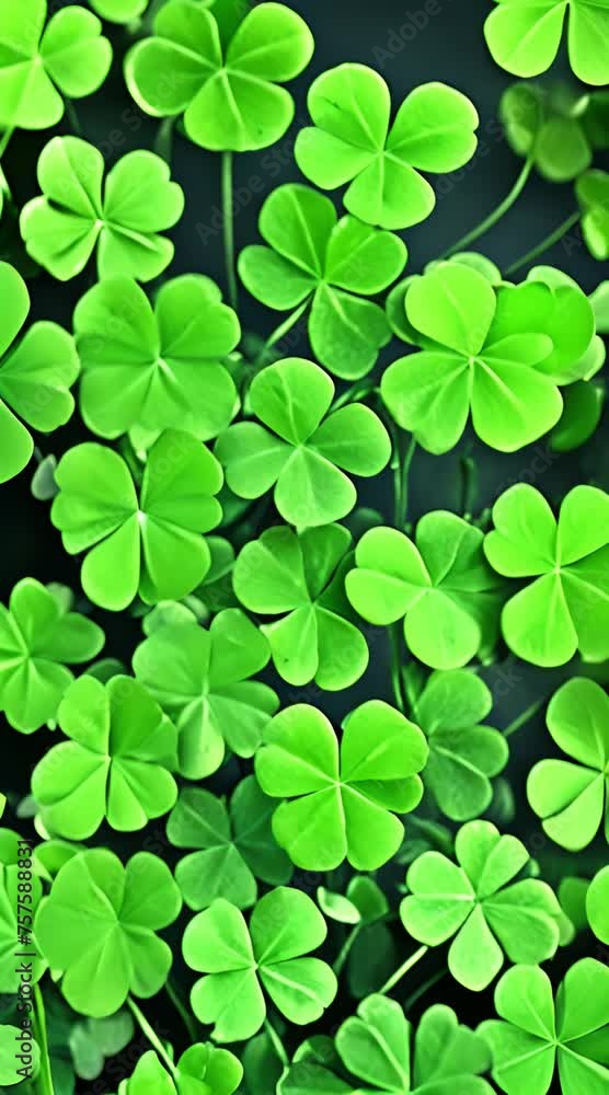 shamrock leaf, four clover background shamrock leaf, four clover background