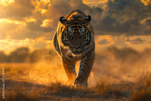 Majestic Tiger at Dusk