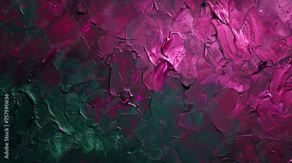 Vibrant magenta and emerald green textured background, representing passion and vitality. Vibrant magenta and emerald green textured background, representing passion and vitality.