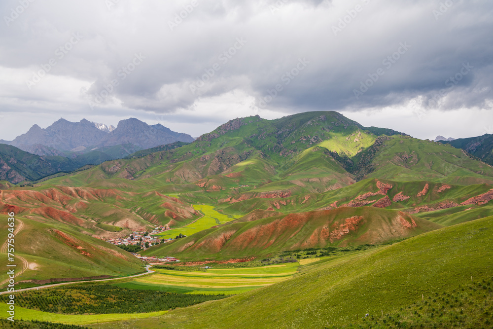 Zhuoer Mountain Scenic Area, Qilian County, Qinghai