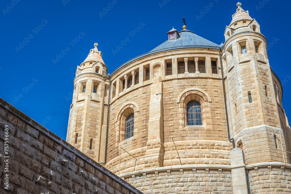 Abbey of the Dormition of Benedictine Order in Jerusalem, Israel