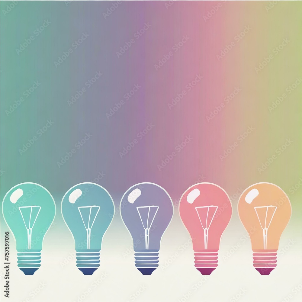Colorful light bulbs Colorful light bulbs