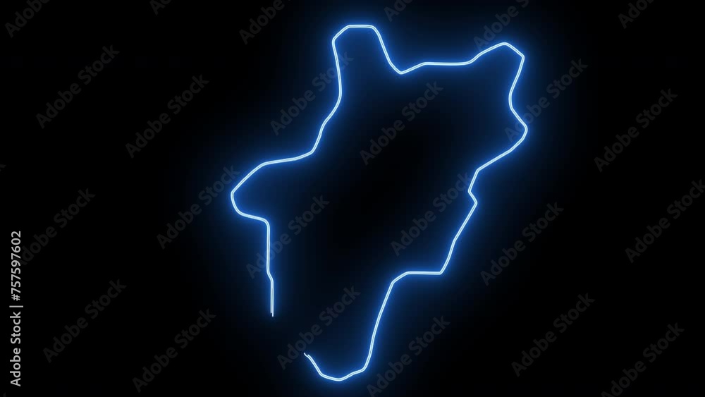 map of Al Bahah in saudi arabia with glowing neon effect map of Al Bahah in saudi arabia with glowing neon effect