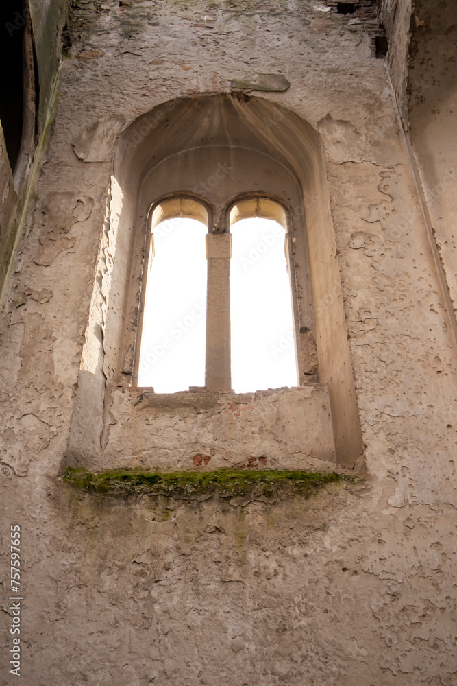 Detail shot of the windows,inside of Hagios Georgios,Greek Orthodox Church.Osmaneli-Bilecik-Turkey