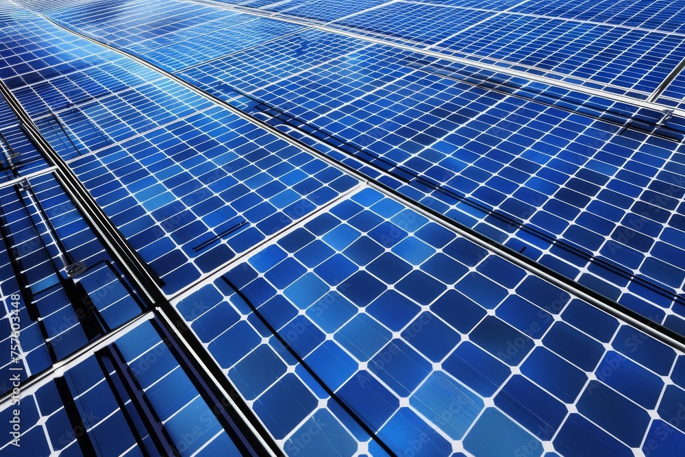 Many Solar Panels on Factory, Installation or Industrial Plant, Photovoltaic Industry, New Energy Many Solar Panels on Factory, Installation or Industrial Plant, Photovoltaic Industry, New Energy