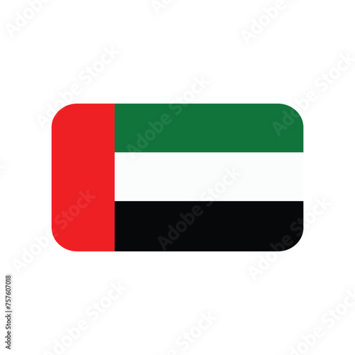 Free Download United Arab Emirates flag icon vector - GFXLoad